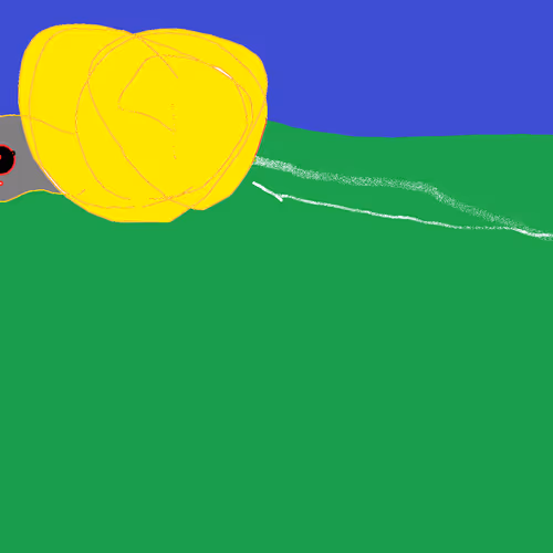 Paint work by small one