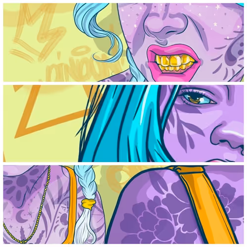 Urban Anime Women - old