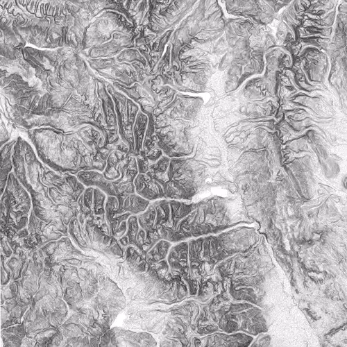 USA topograhic map - old