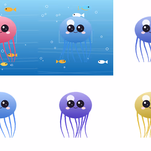 User's pixel-art animal NFT-style collections generated via Python/Pillow script