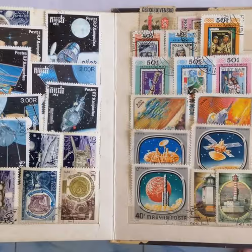 USSR old postage stamps from 1971 - 1988 years. - old