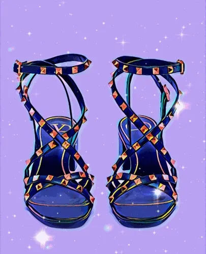 Valentino Garavani Rockstud Flair CryptoKix Edition - old