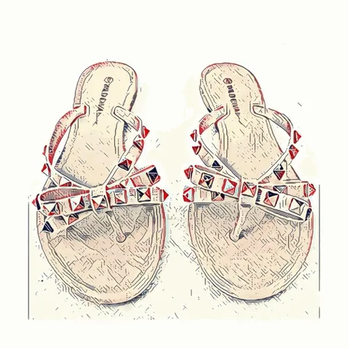 Valentino Garavani Rockstud Sandals CryptoKix Edition - old