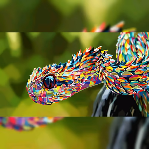 very beautiful rattlesnakes