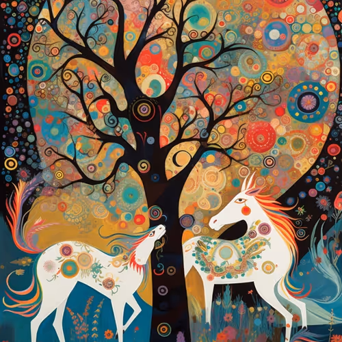 Mythical Creatures in Enchanted Lands