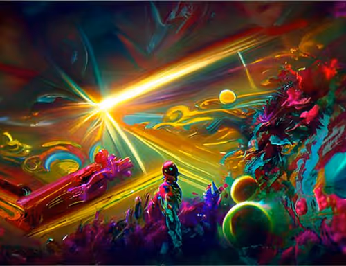 Abstract dreamscapes and nightscapes