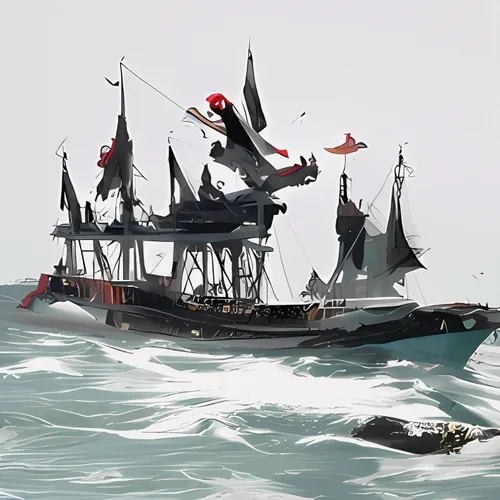 Victorian Era Pirate Ship