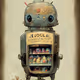 Vintage Robot Vending Machines