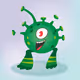 Covid Virus Monster