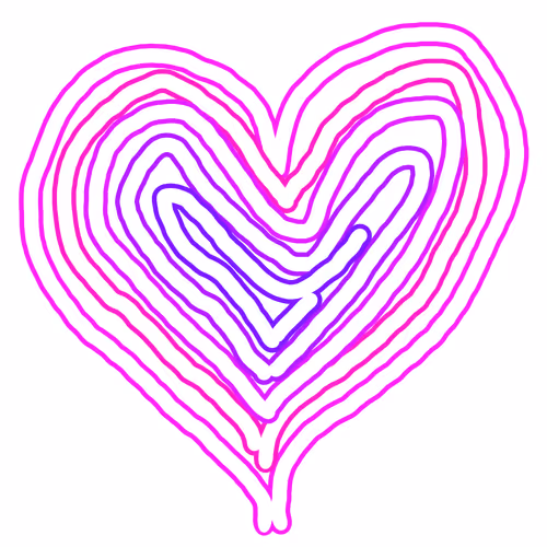 Vision Coloured Heart