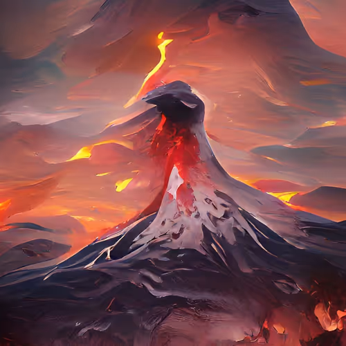 Volcano Abstract