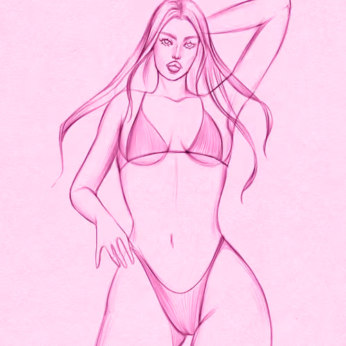 V's daily sketches.