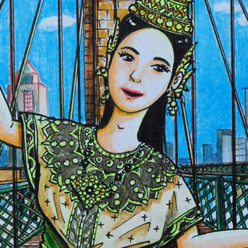 Walk in the new york. V4