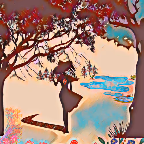 Walking Meditation In Nature