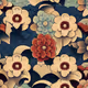 Wallpaper art  Japanese ornamental design - Polygon