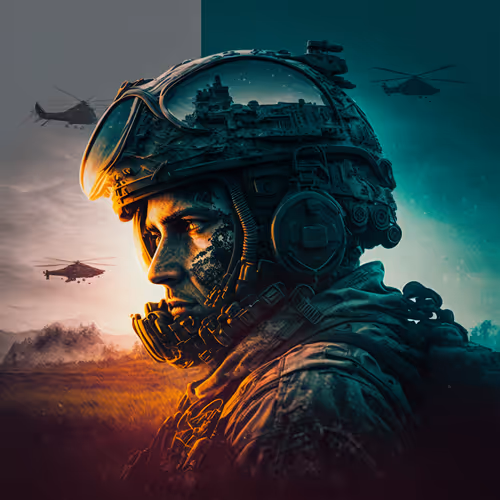 War and military theme