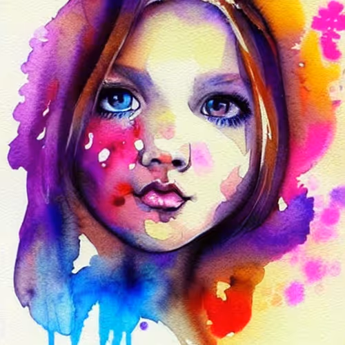 watercolor-girl