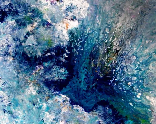 waterfall with beauty