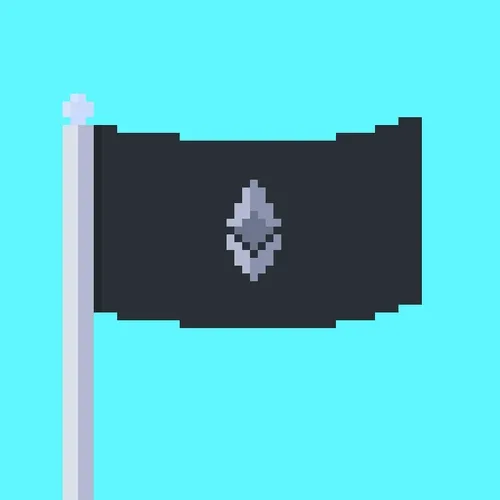 Waving Flag Pixel Art
