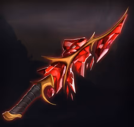 Weapon and blood
