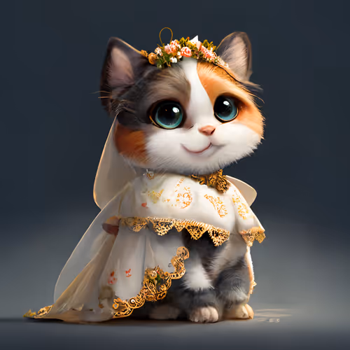 Wedding Cats - old