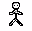 Weird pixel stickman