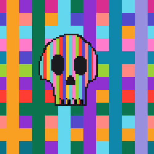 weird skulls nfty - old