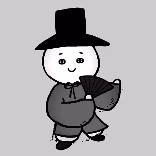 Black hat oriental wizard