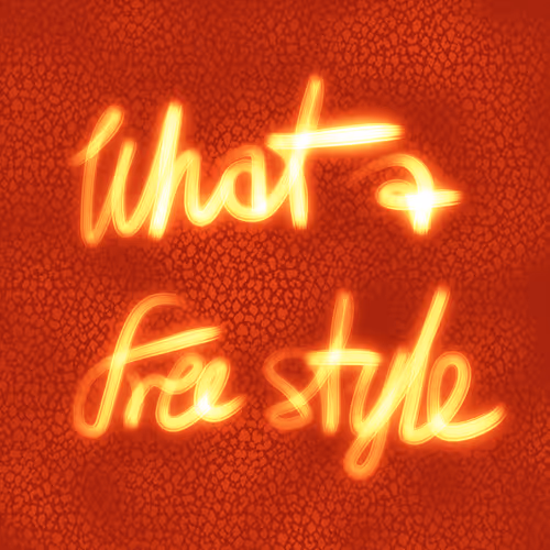 What A free style!