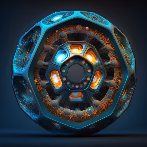 Wheel in wheel with eyes