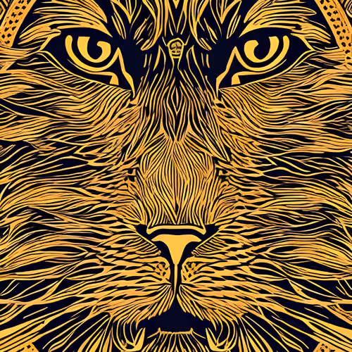 Whiskered Serenade: A Vibrant Ode to Feline Majesty
