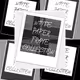 WHITE PAPER FRAME COLLECTION