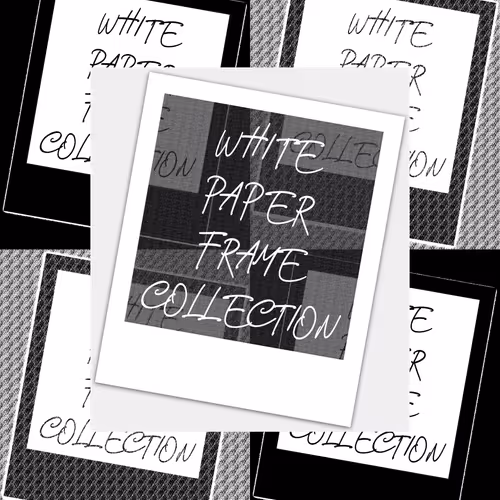 WHITE PAPER FRAME COLLECTION