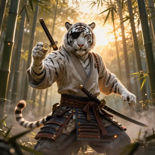 White Tiger Samurai