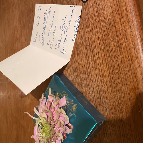 an artist's living room