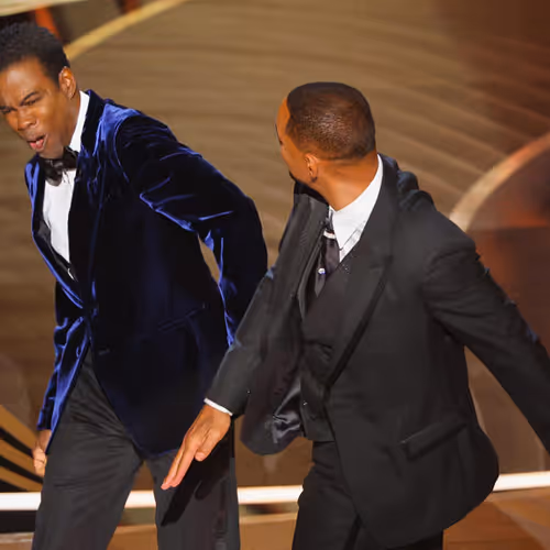 Will Smith slapping Chris Rock - old