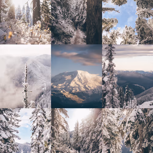 Wintery Mountain - old