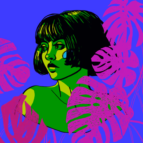 with leaves by NataliKa