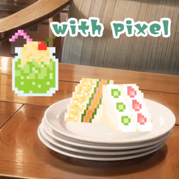 with pixel