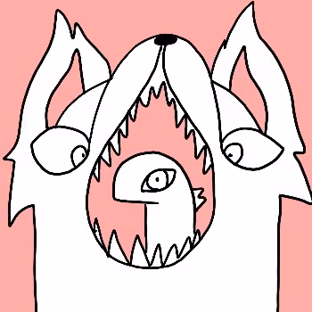 wolf's mouth