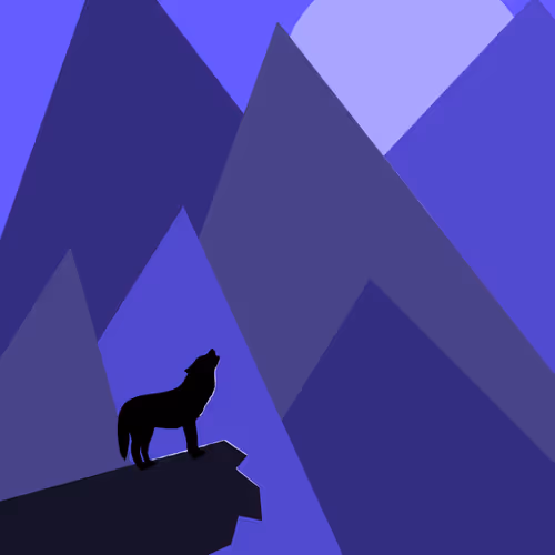 Wolves in the mountains