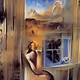 Woman at the window looking at the War