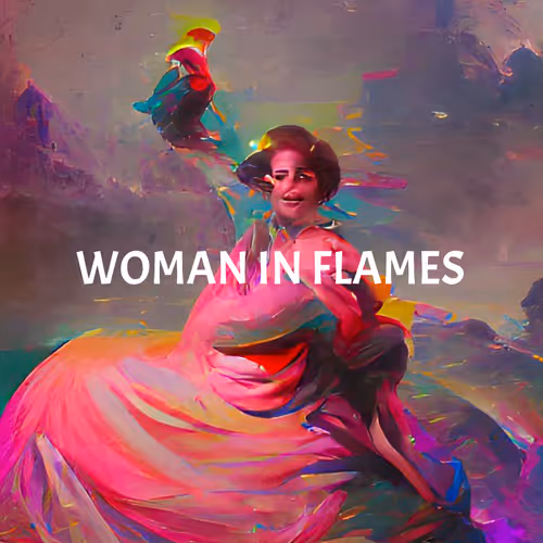 Woman in Flames
