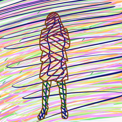 Woman in the Rainbow
