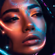 Woman lights