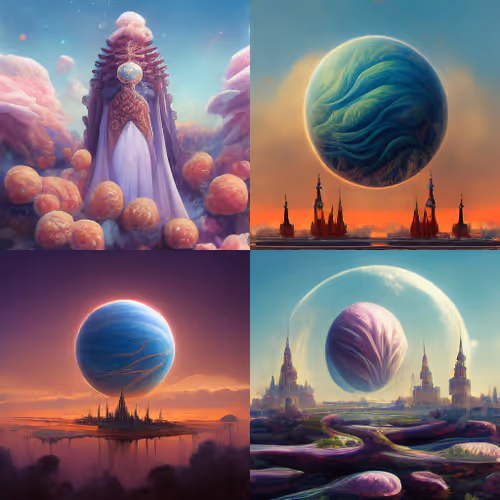 AI ART-PROJECT "Woman-Planet" 2022