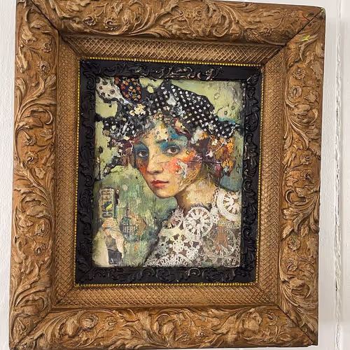 Women in mixed art - old