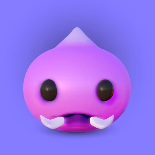 Yak Slime Character