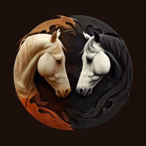 Yin & Yang Horses