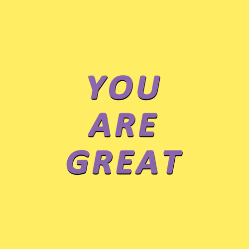 You Are Great | Sticky Notes Art